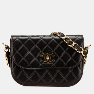 Chanel Black CC Quilted Lambskin Chain Flap, Shoulder Bags - Luxury Closet catalog