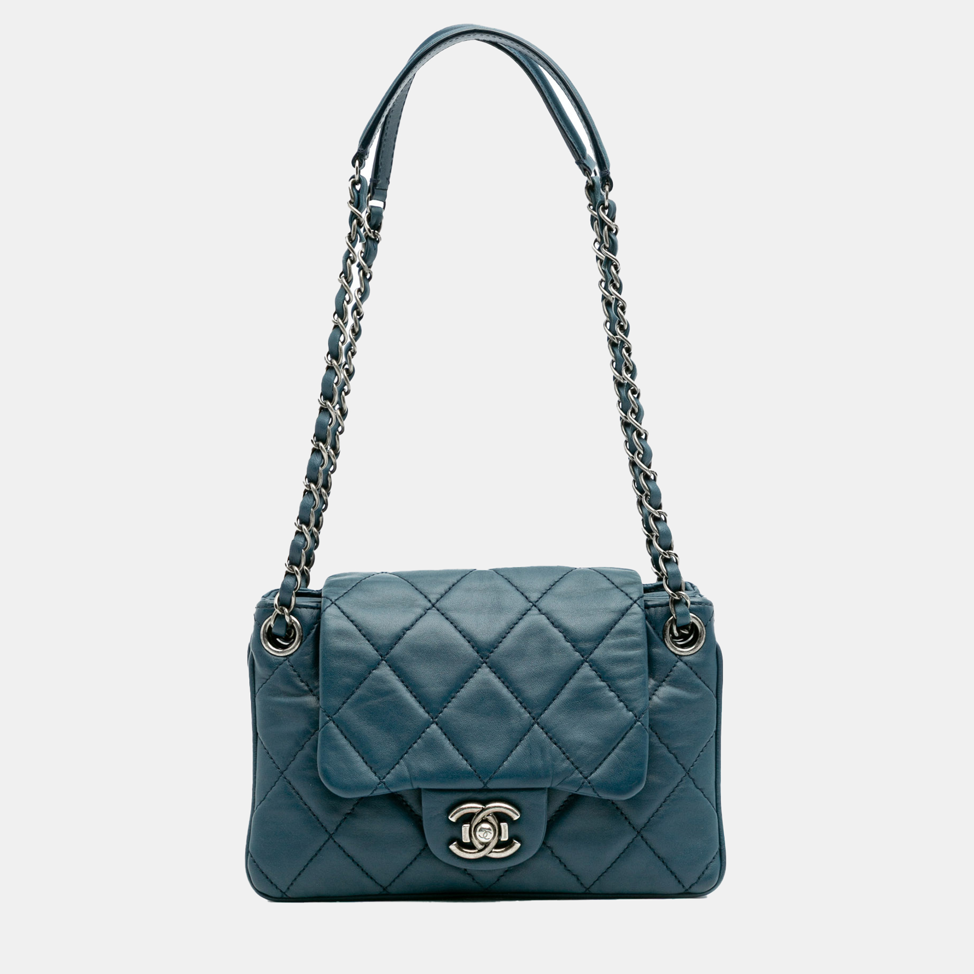 Chanel Blue Quilted Lambskin Accordion Flap, Shoulder Bags - Luxury Closet catalog