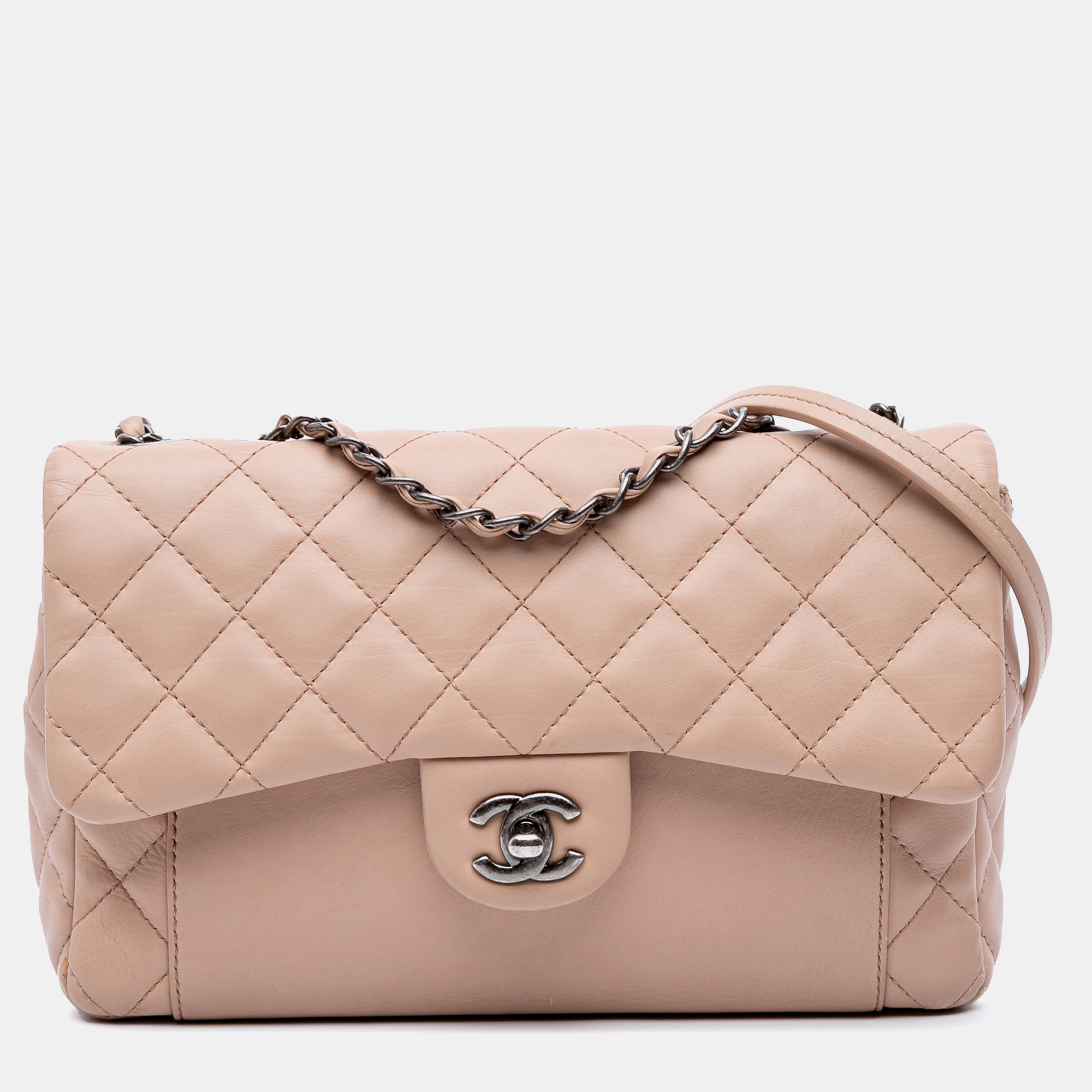 Chanel Brown Medium CC Quilted Calfskin Single Flap, Shoulder Bags - Luxury Closet catalog