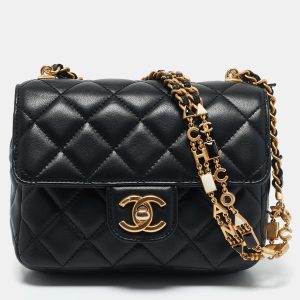 Chanel Black Quilted Leather Mini Classic Flap Bag, Shoulder Bags - Luxury Closet catalog