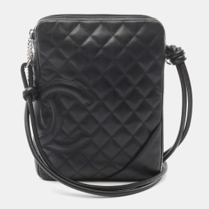 Chanel Black Leather Cambon Line Shoulder Crossbody Bag, Shoulder Bags - Luxury Closet catalog