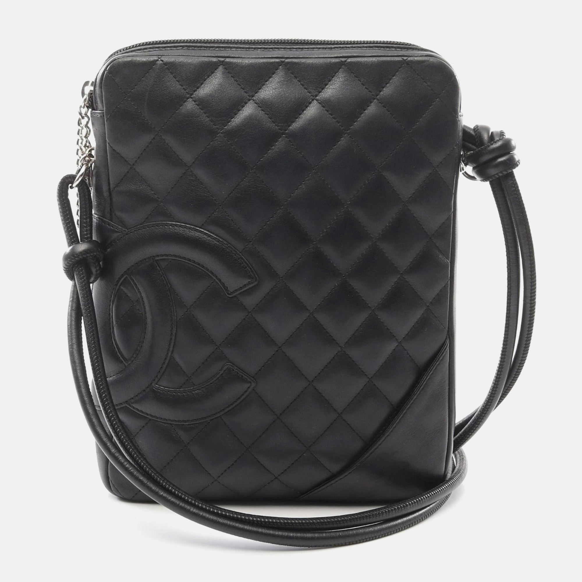 Chanel Black Leather Cambon Line Shoulder Crossbody Bag, Shoulder Bags - Luxury Closet catalog