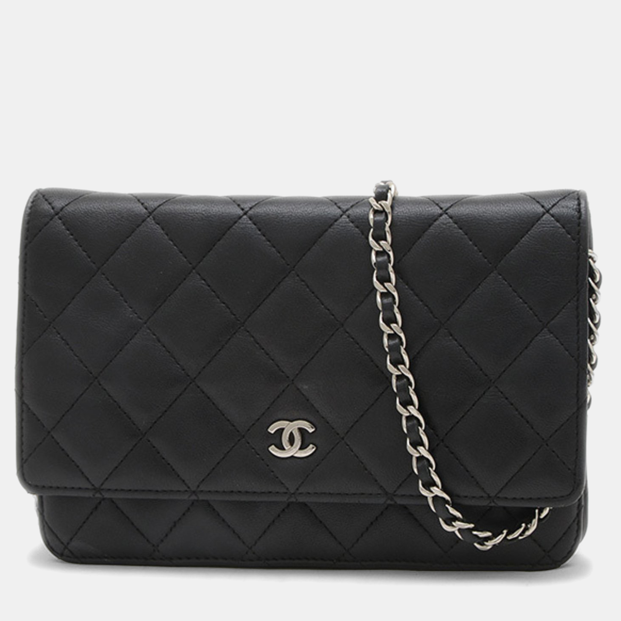 Chanel Black Lambskin Classic Wallet on Chain, Wallets & Money Clips - Luxury Closet catalog