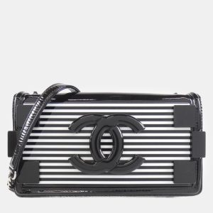 Chanel Black Enamel and Leather Boy Shoulder Bag, Shoulder Bags - Luxury Closet catalog
