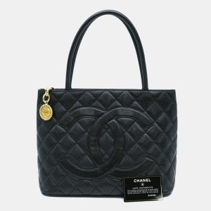 Chanel Black Caviar Skin Medallion Tote Bag, Tote Handbags - Luxury Closet catalog
