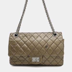 Chanel 2.55 Chain shoulder Bag Bronze Leather, Shoulder Bags - Luxury Closet catalog