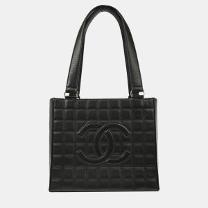 Chanel Black Lambskin Choco Bar Shoulder Bag, Shoulder Bags - Luxury Closet catalog