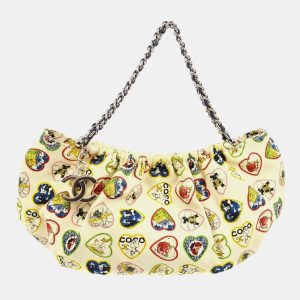 Chanel White Canvas Valentine Chain Handbag, Handbags - Luxury Closet catalog