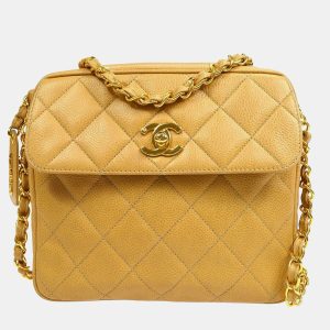 Chanel Beige Caviar Leather Shoulder Bag, Handbags - Luxury Closet catalog