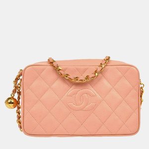 Chanel Pink Caviar Leather Camera Bag, Handbags - Luxury Closet catalog