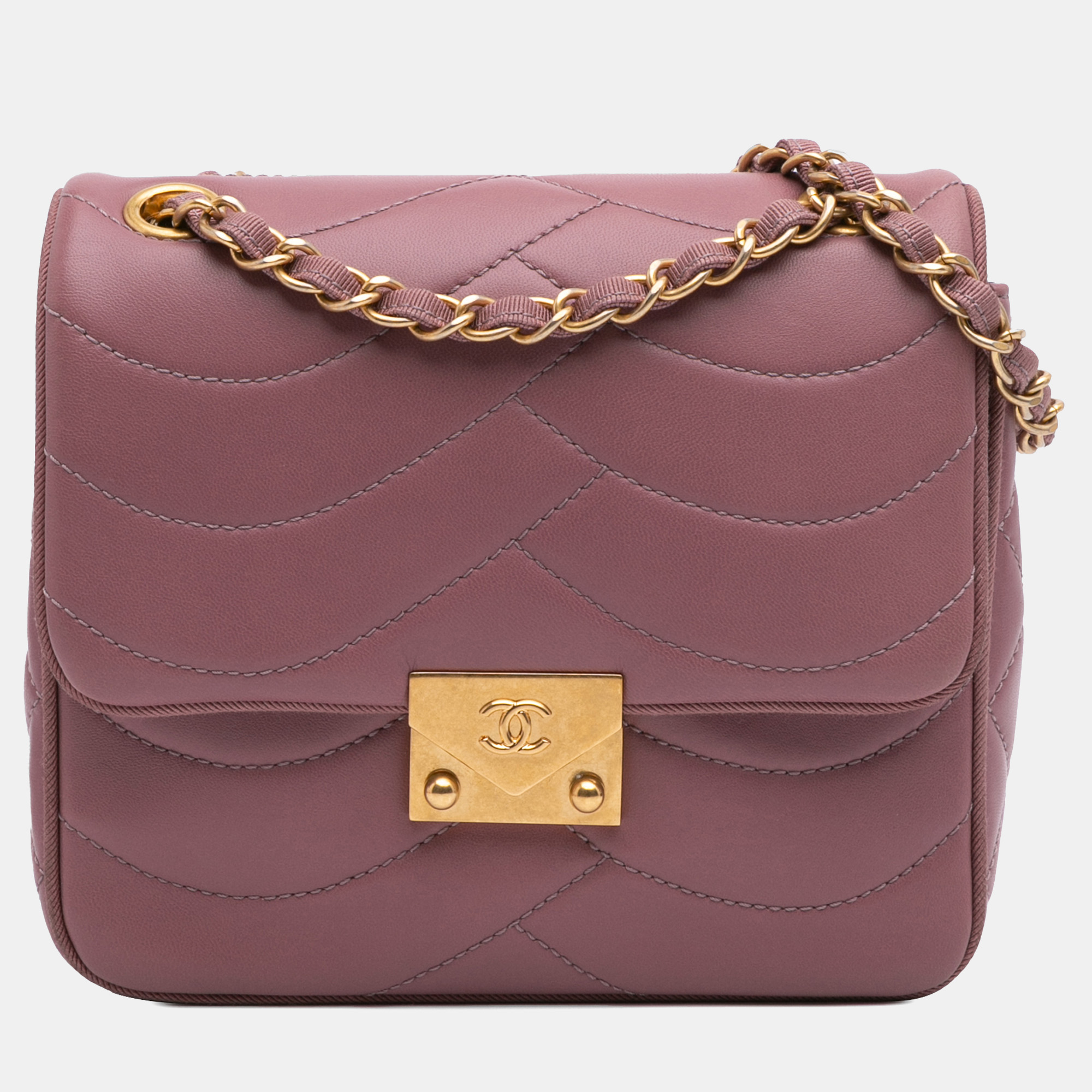 Chanel Pink Paris Seoul Mini Lambskin Pagoda Single Flap, Shoulder Bags - Luxury Closet catalog