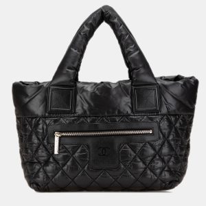 Chanel Black Small Quilted Nylon Coco Cocoon Tote, Tote Handbags - Luxury Closet catalog