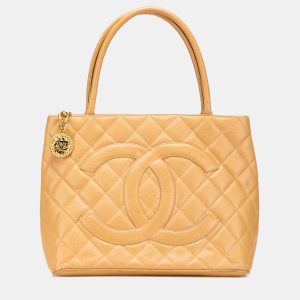 Chanel Brown Caviar Medallion Tote, Tote Handbags - Luxury Closet catalog
