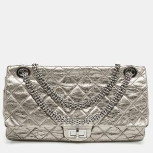 Chanel Metallic Quilted Aged Leather 228 Reissue 2.55 Flap Bag, Shoulder Bags - Luxury Closet catalog