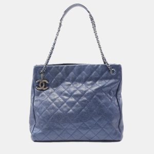 Chanel Blue Leather Classic Tote Bag, Tote Handbags - Luxury Closet catalog
