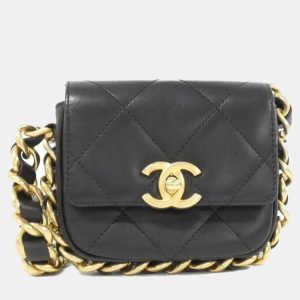 Chanel Black Leather Shoulder Bag, Shoulder Bags - Luxury Closet catalog