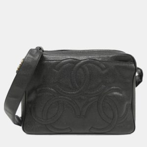 Chanel Black Caviar Leather Shoulder Bag, Shoulder Bags - Luxury Closet catalog