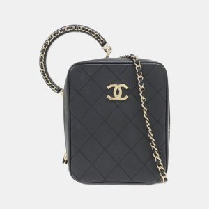Chanel Black Leather Bag, Handbags - Luxury Closet catalog