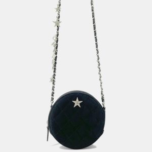 Chanel Black Suede Star Motif Round Chain Shoulder Bag, Shoulder Bags - Luxury Closet catalog