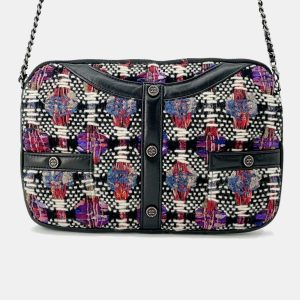 Chanel Black/Multicolor Tweed Lambskin Girl Chain Shoulder Bag, Shoulder Bags - Luxury Closet catalog