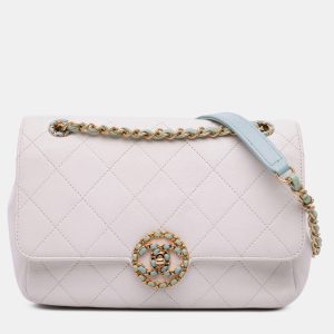 Chanel Blue Pink CC Quilted Calfskin Single Flap, Shoulder Bags - Luxury Closet catalog
