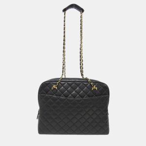 Chanel Black Lambskin Leather Shoulder Bag, Shoulder Bags - Luxury Closet catalog