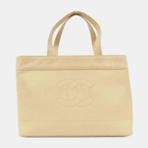 Chanel Beige Caviar Leather Handbag, Tote Handbags - Luxury Closet catalog