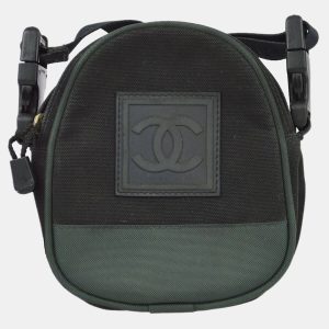 Chanel Black Green Nylon Sport Line Crossbody Bag, Handbags - Luxury Closet catalog