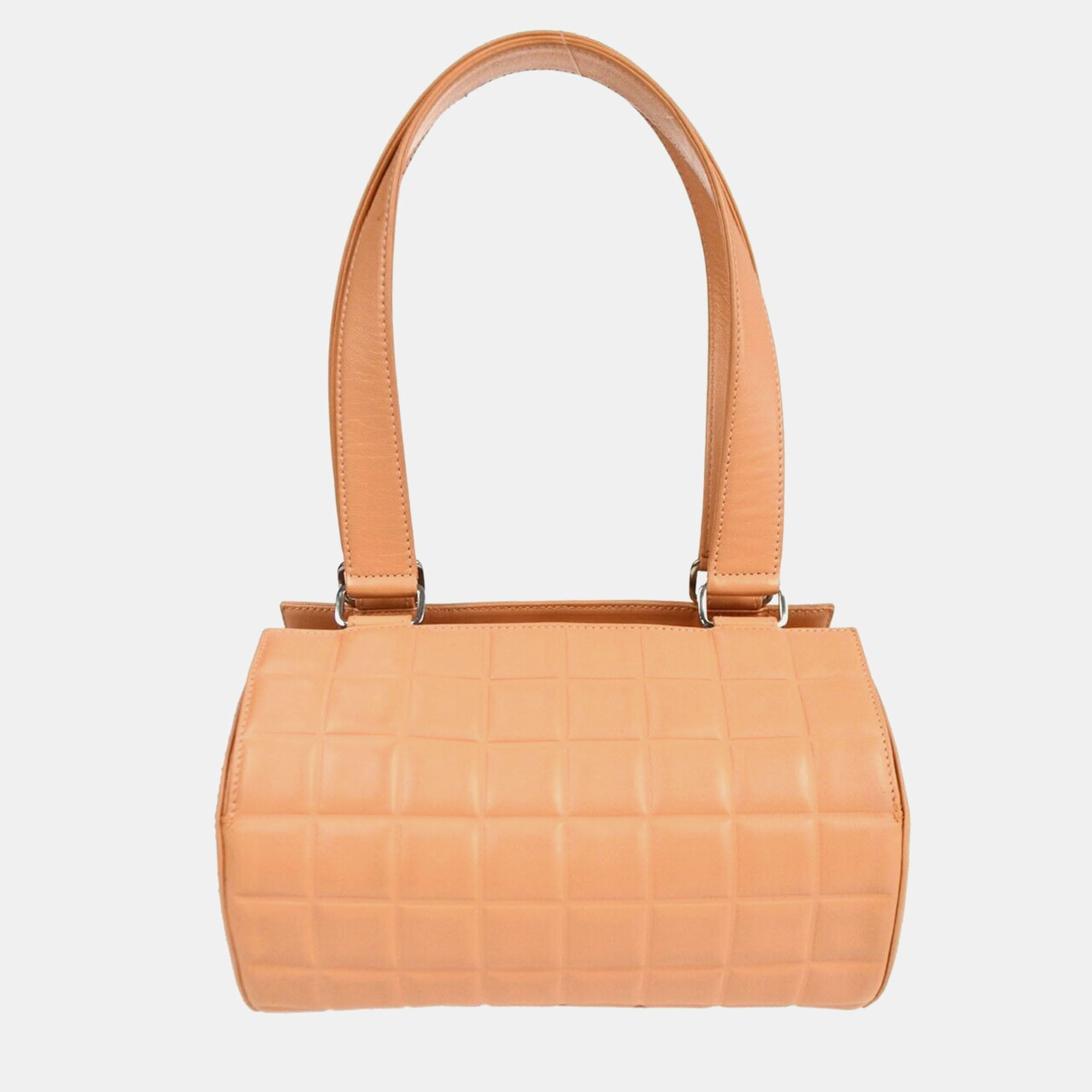 Chanel Pink Lambskin Choco Bar Cylindrical Handbag, Satchels - Luxury Closet catalog