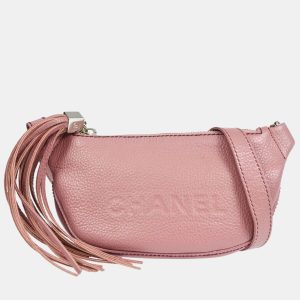 Chanel Pink Leather Fringe Shoulder Bag, Shoulder Bags - Luxury Closet catalog