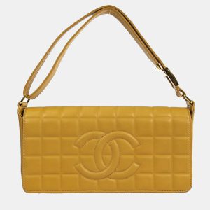 Chanel Lambskin Leather Choco Bar Shoulder Bag, Shoulder Bags - Luxury Closet catalog