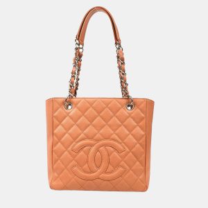 Chanel Pink Calfskin Petite Shopping Tote Handbag, Tote Handbags - Luxury Closet catalog