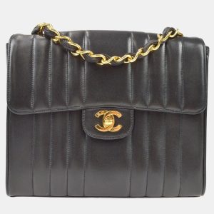 Chanel Black Lambskin Mademoiselle Single Chain Shoulder Bag, Shoulder Bags - Luxury Closet catalog