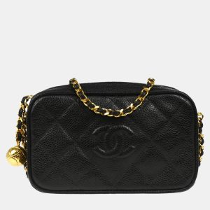 Chanel Black Calfskin Mini Camera Bag, Handbags - Luxury Closet catalog