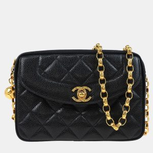 Chanel Black Calfskin Mini Camera Bag, Handbags - Luxury Closet catalog