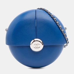 Chanel Blue Lambskin Evening In The Air Crossbody, Handbags - Luxury Closet catalog