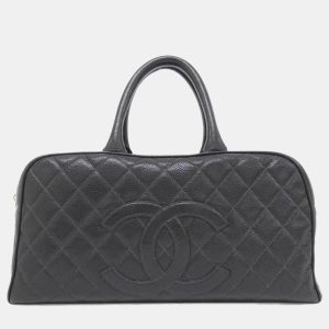 Chanel Black Grained Calfskin Boston Bag, Handbags - Luxury Closet catalog