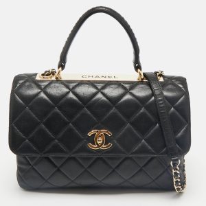 Chanel Black Quilted Leather Medium Trendy CC Flap Bag, Satchels - Luxury Closet catalog