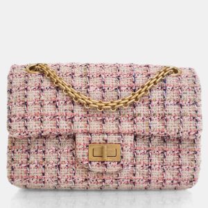 Chanel Pink Tweed Reissue 2.55 Flap Bag 224, Shoulder Bags - Luxury Closet catalog