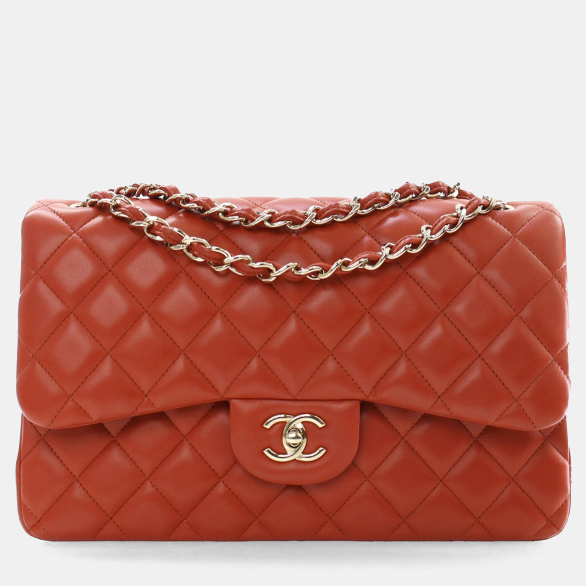 Chanel Red Classic Jumbo Double Flap Bag, Shoulder Bags - Luxury Closet catalog