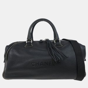 Chanel Black Calfskin Duffle Handbag, Handbags - Luxury Closet catalog