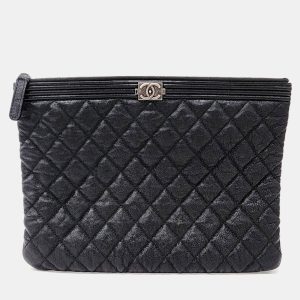 Gucci Black Caviar Boy Clutch New Medium, Clutches & Special Occasion Bags - Luxury Closet catalog