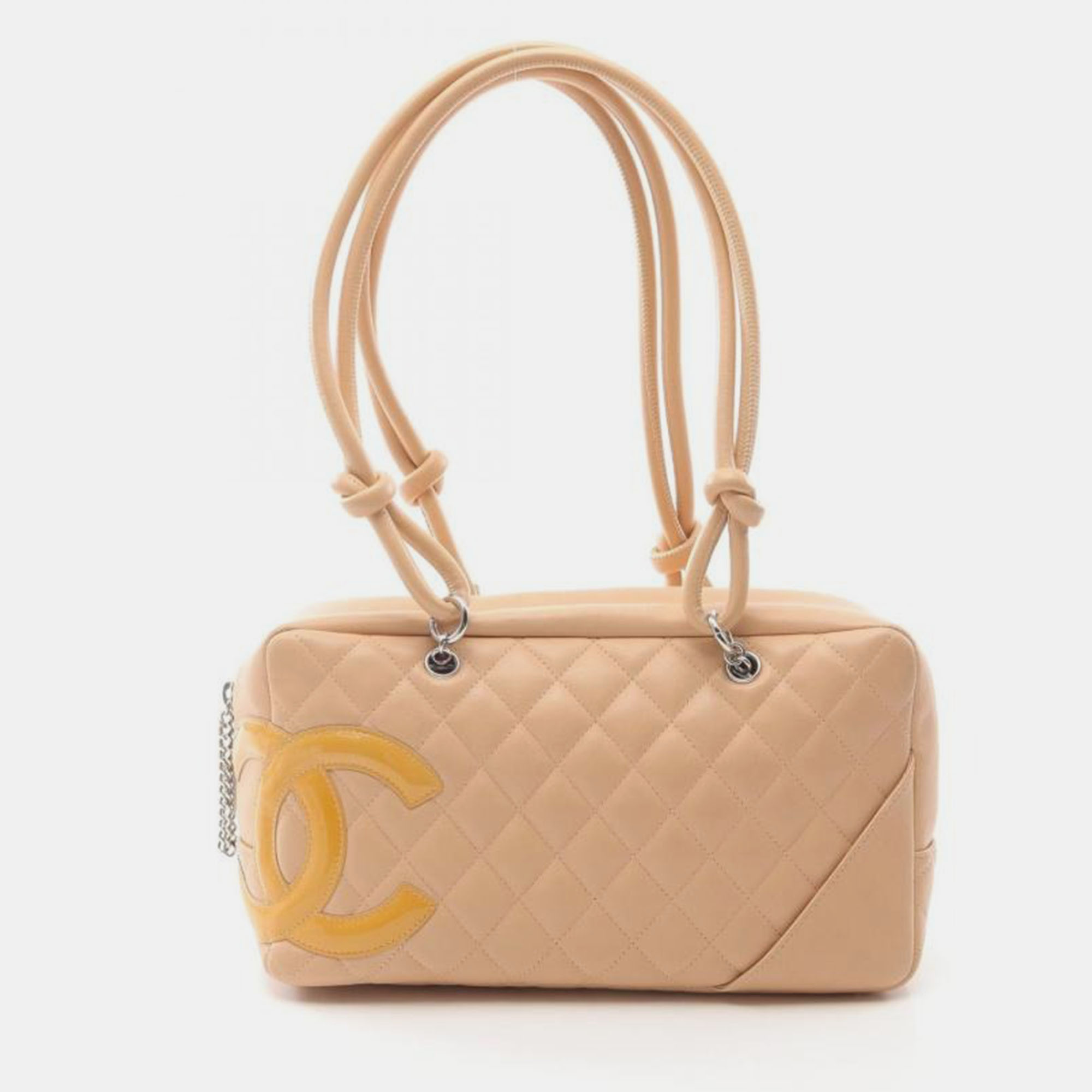 Chanel Beige Quilted Leather Cambon Ligne Bowler Bag, Satchels - Luxury Closet catalog