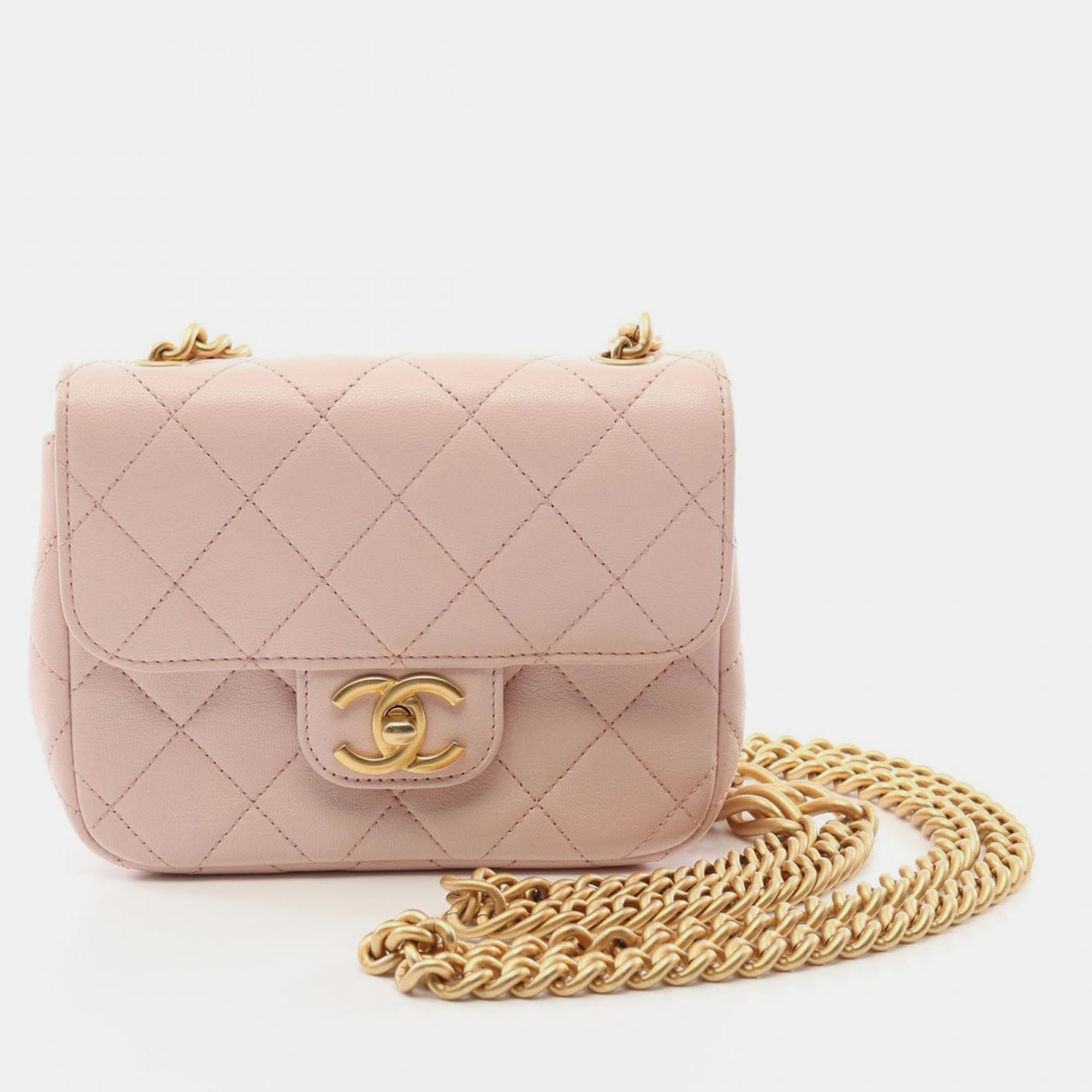 Chanel Pink Leather Mini Flap Shoulder Bag, Handbags - Luxury Closet catalog