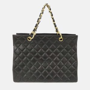 Chanel Timeless Black Leather Lambskin Tote Bag, Handbags - Luxury Closet catalog