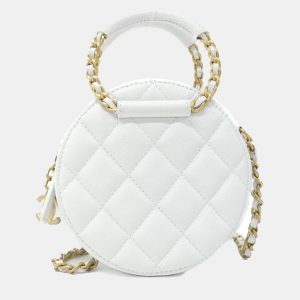 Chanel In The Loop White Leather Shoulder Bag, Handbags - Luxury Closet catalog