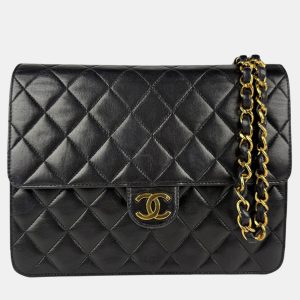 Chanel Quilted CC Black Leather Flap Bag, Handbags - Luxury Closet catalog