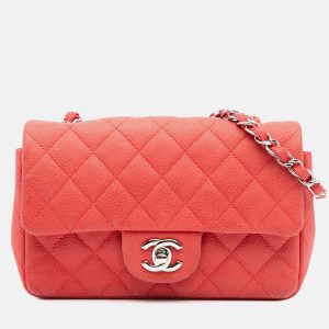 Chanel Mini Rectangular Classic Caviar Single Flap, Shoulder Bags - Luxury Closet catalog