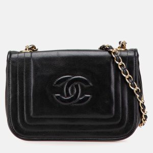 Chanel Black CC Stitched Lambskin Flap, Shoulder Bags - Luxury Closet catalog