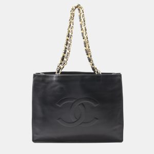 Chanel Jumbo Black Leather Tote Bag, Tote Handbags - Luxury Closet catalog